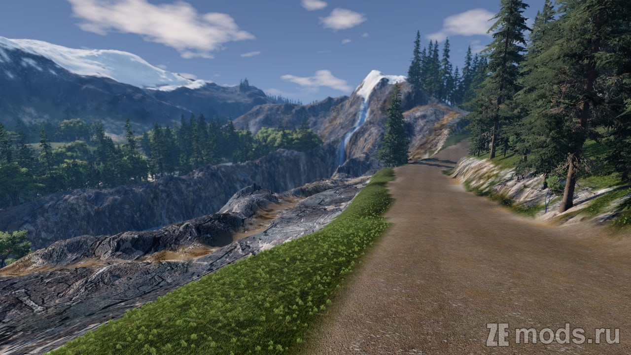 Карта "Jade Mountain" (1.0.4) для BeamNG.drive (0.35.x)