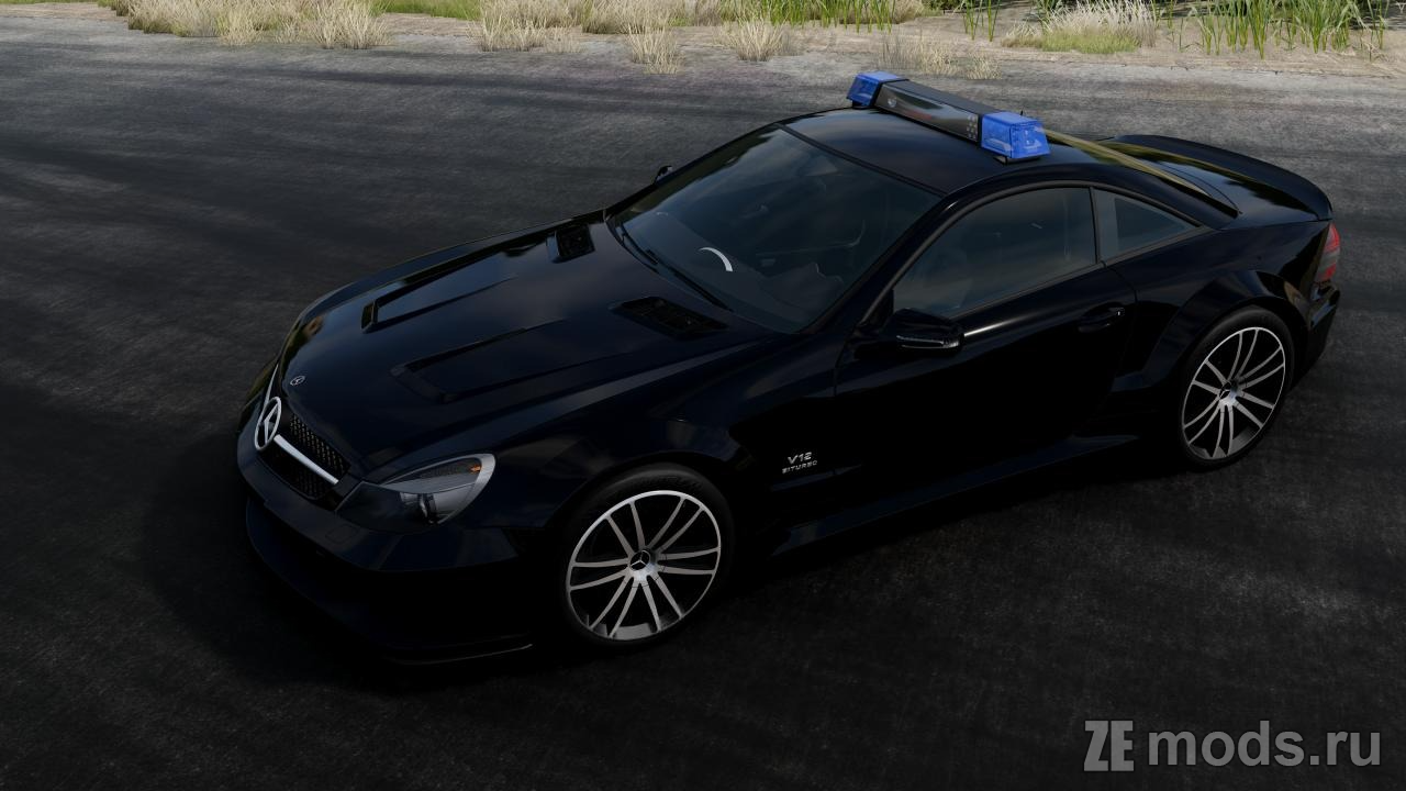 Мод Mercedes-Benz SL65 AMG Black Series (1.4) для BeamNG.drive (0.35.x)&nbsp;