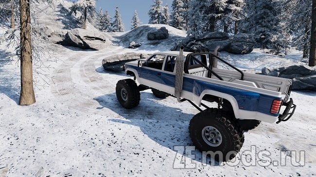 Карта "Snowtrax" (0.3) для BeamNG.drive (0.35.x)