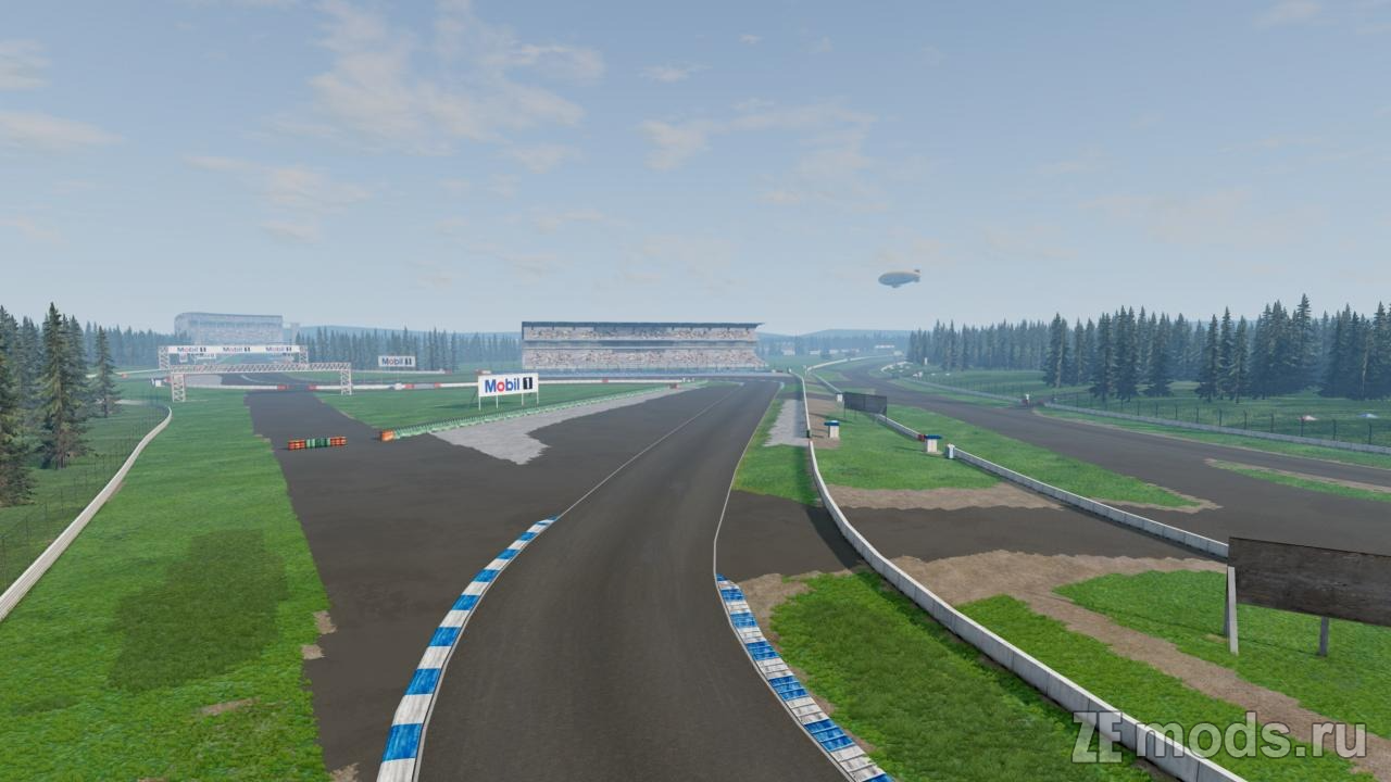 Мод Карта &quot;MBWR Hockenheimring&quot; (1.1) для BeamNG.drive (0.35.x)
