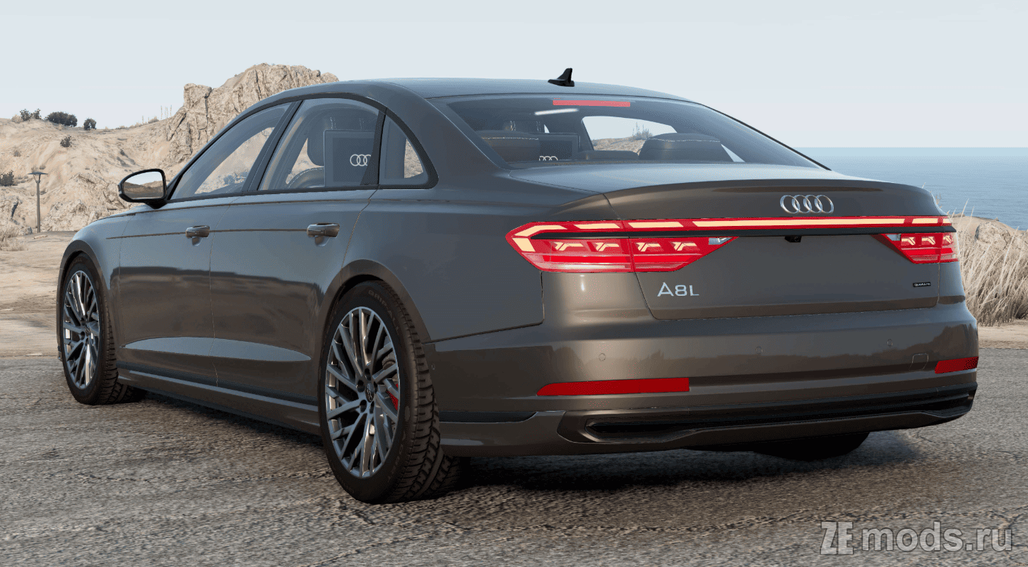 Мод Audi A8L TFSI quattro (1.0) для BeamNG.drive (0.35.x)