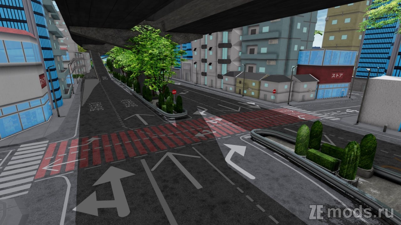 Мод Карта "Japan Island" (1.3) для BeamNG.drive (0.35.x)