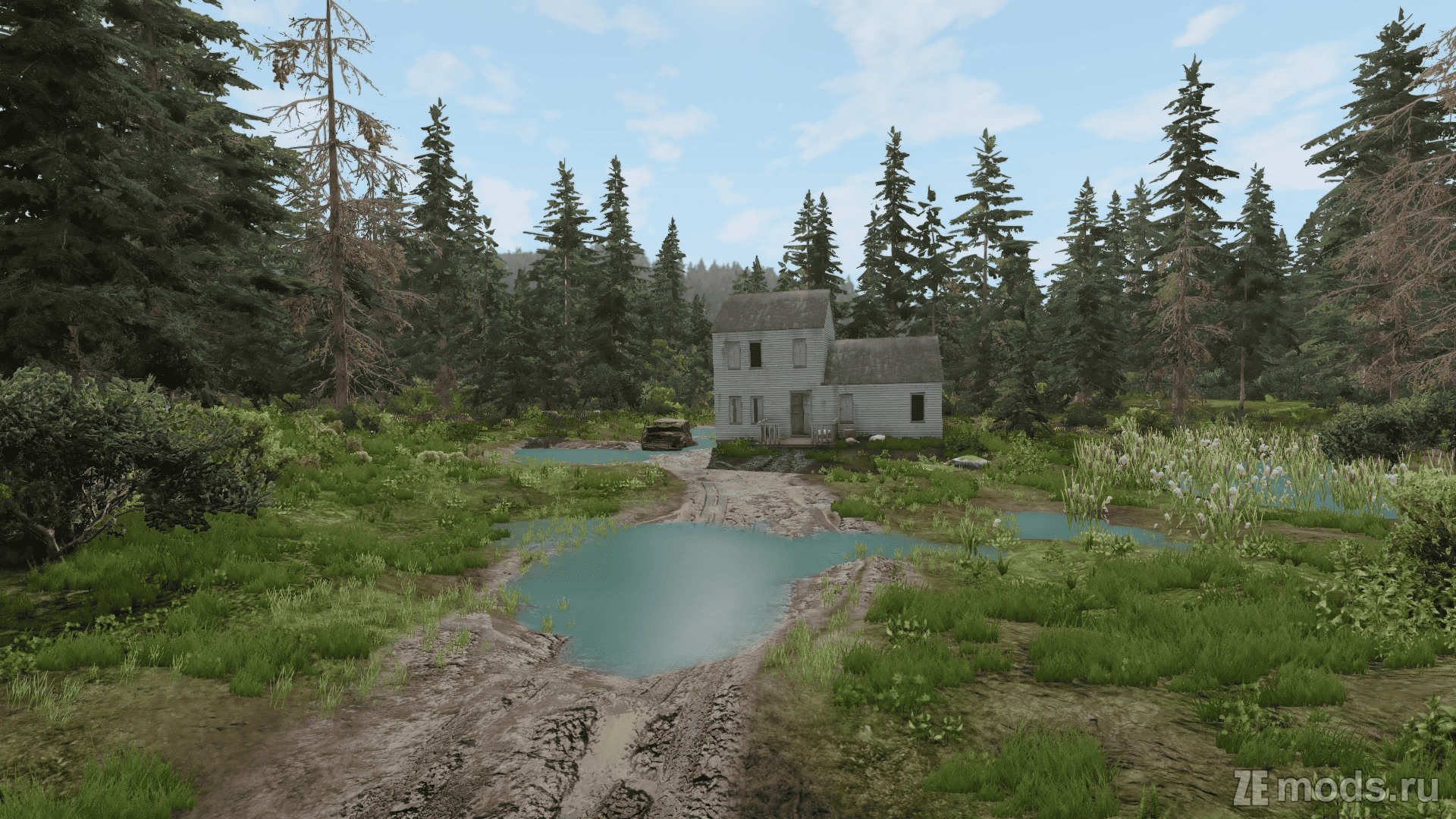 Мод Карта &quot;Rocky Mountains&quot; (0.7) для BeamNG.drive (0.35.x)