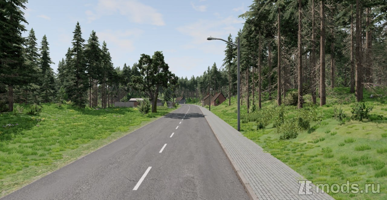 Мод Карта "Poland (Summer/Winter)" (1.1) для BeamNG.drive (0.35.x)