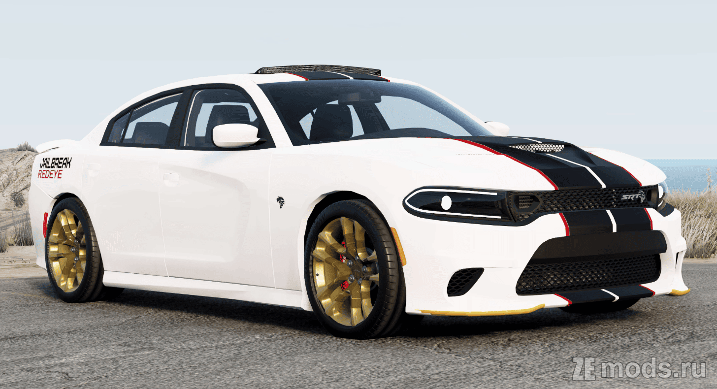 Мод Dodge Charger SRT Hellcat Redeye (1.0) для BeamNG.drive (0.35.x)
