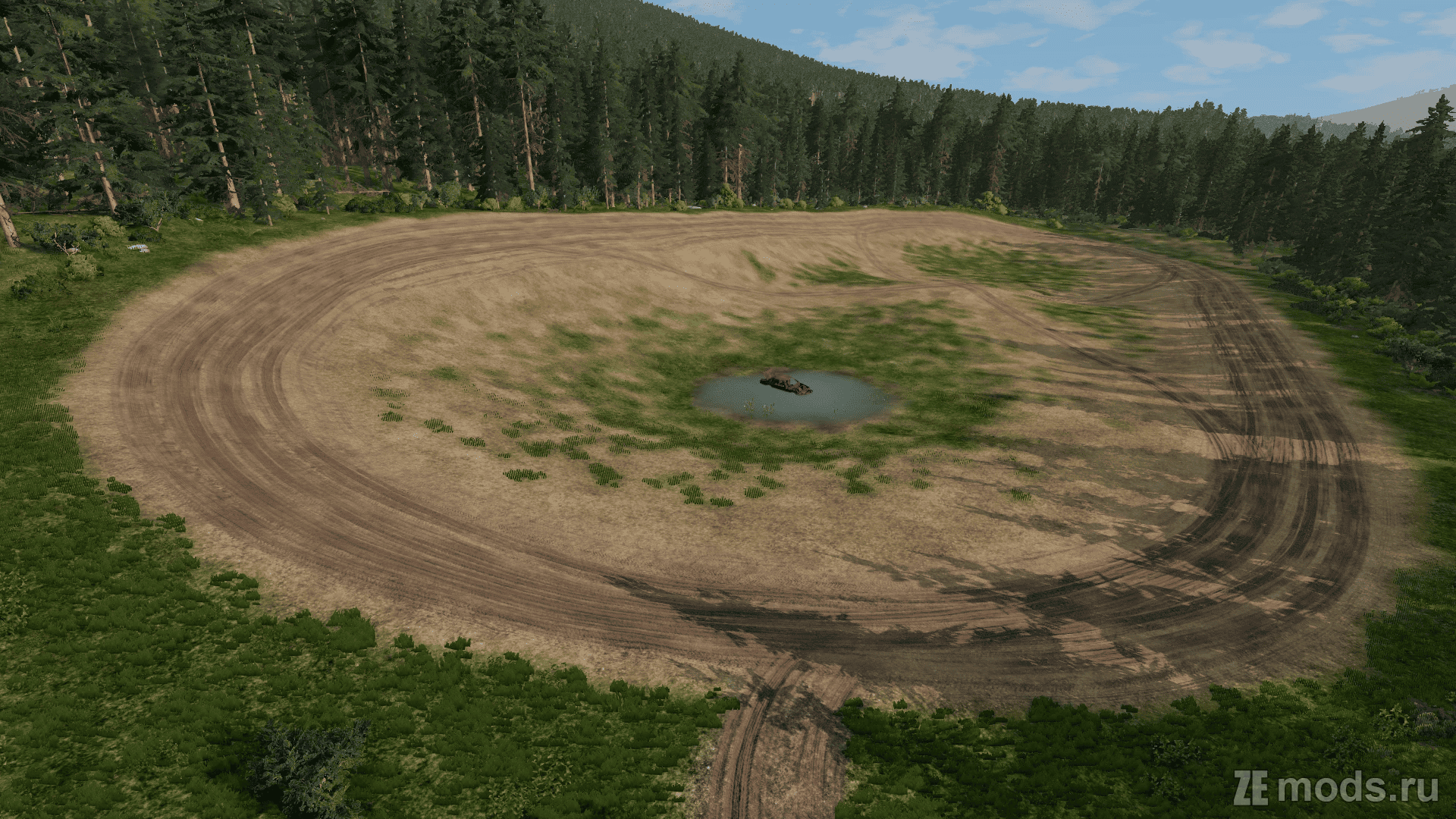 Мод Карта &quot;Rocky Mountains&quot; (0.7) для BeamNG.drive (0.35.x)