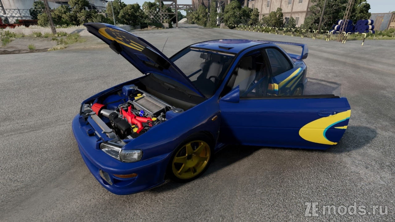 Subaru Impreza (GC/GM/GF) (1992-2001) (2.2) для BeamNG.drive (0.35.x)
