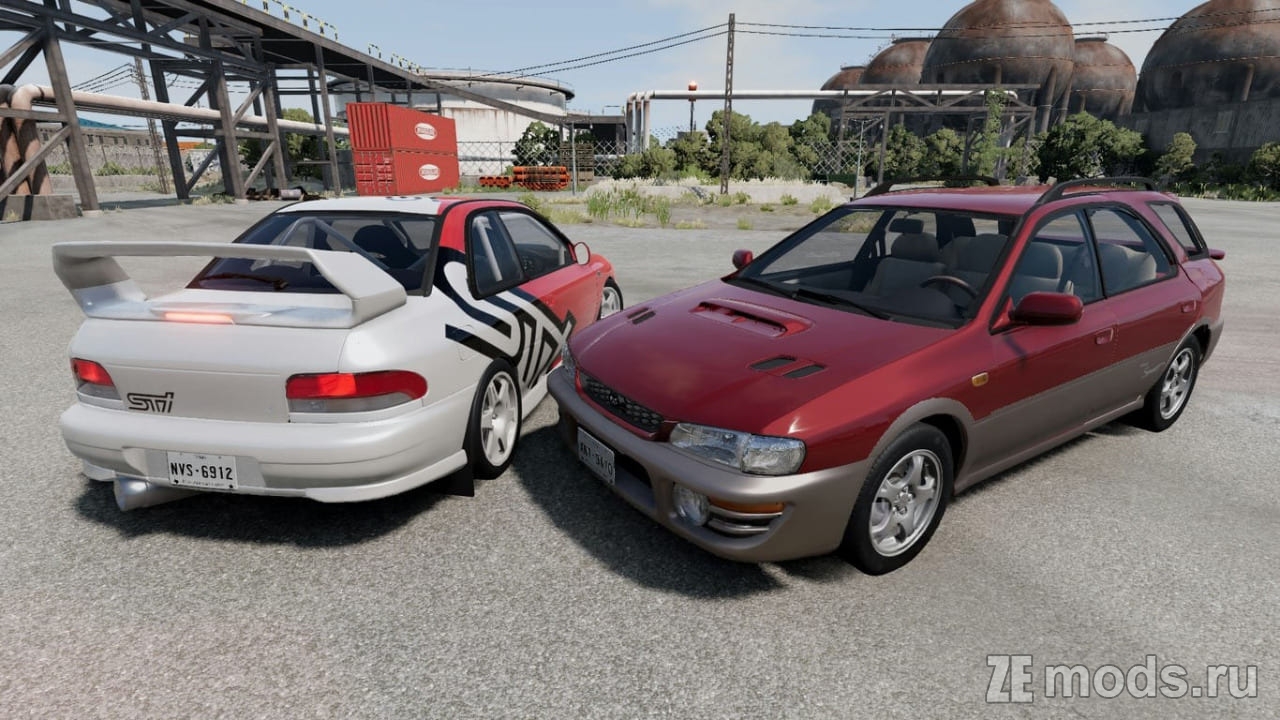 Мод Subaru Impreza (GC/GM/GF) (1992-2001) (2.2) для BeamNG.drive (0.35.x)