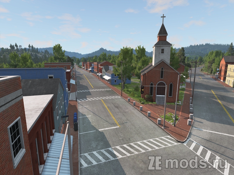 Мод Карта "East Coast Beam Life Rework" (1.0) для BeamNG.drive (0.35.x)