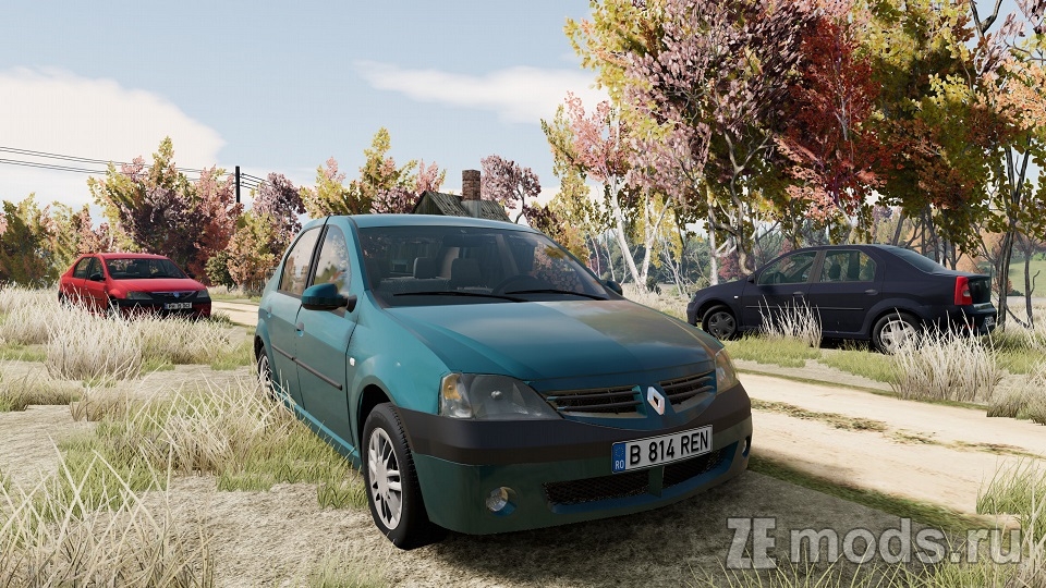 Мод Dacia Logan (1.0) для BeamNG.drive (0.35.x)