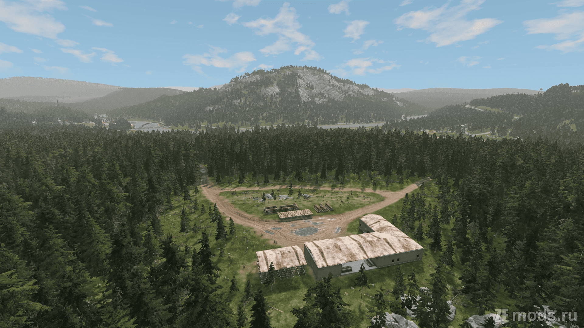 Мод Карта &quot;Rocky Mountains&quot; (0.7) для BeamNG.drive (0.35.x)