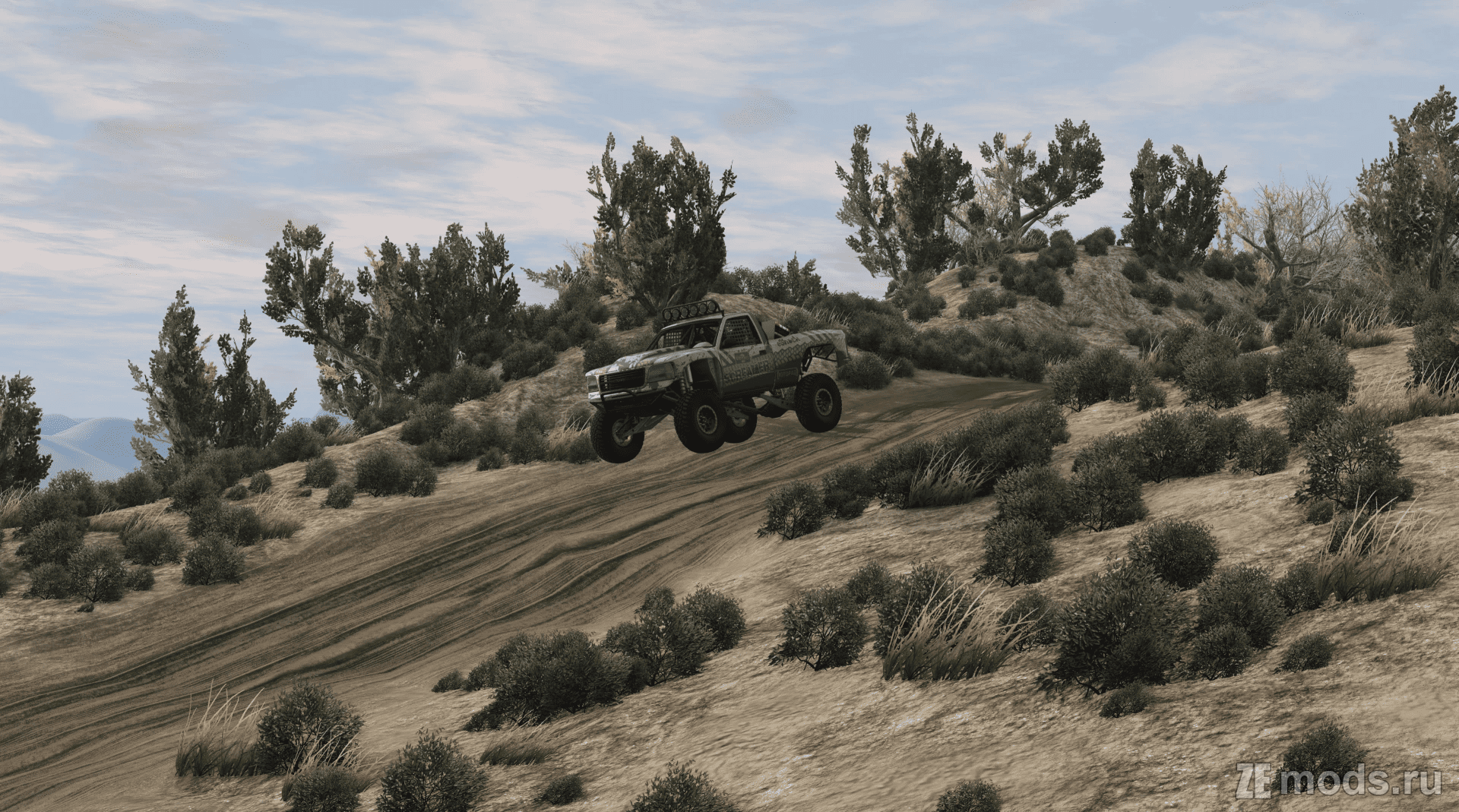 Мод Карта "REKT Ridiculous Sand Dunes" (1.1) для BeamNG.drive (0.35.x)