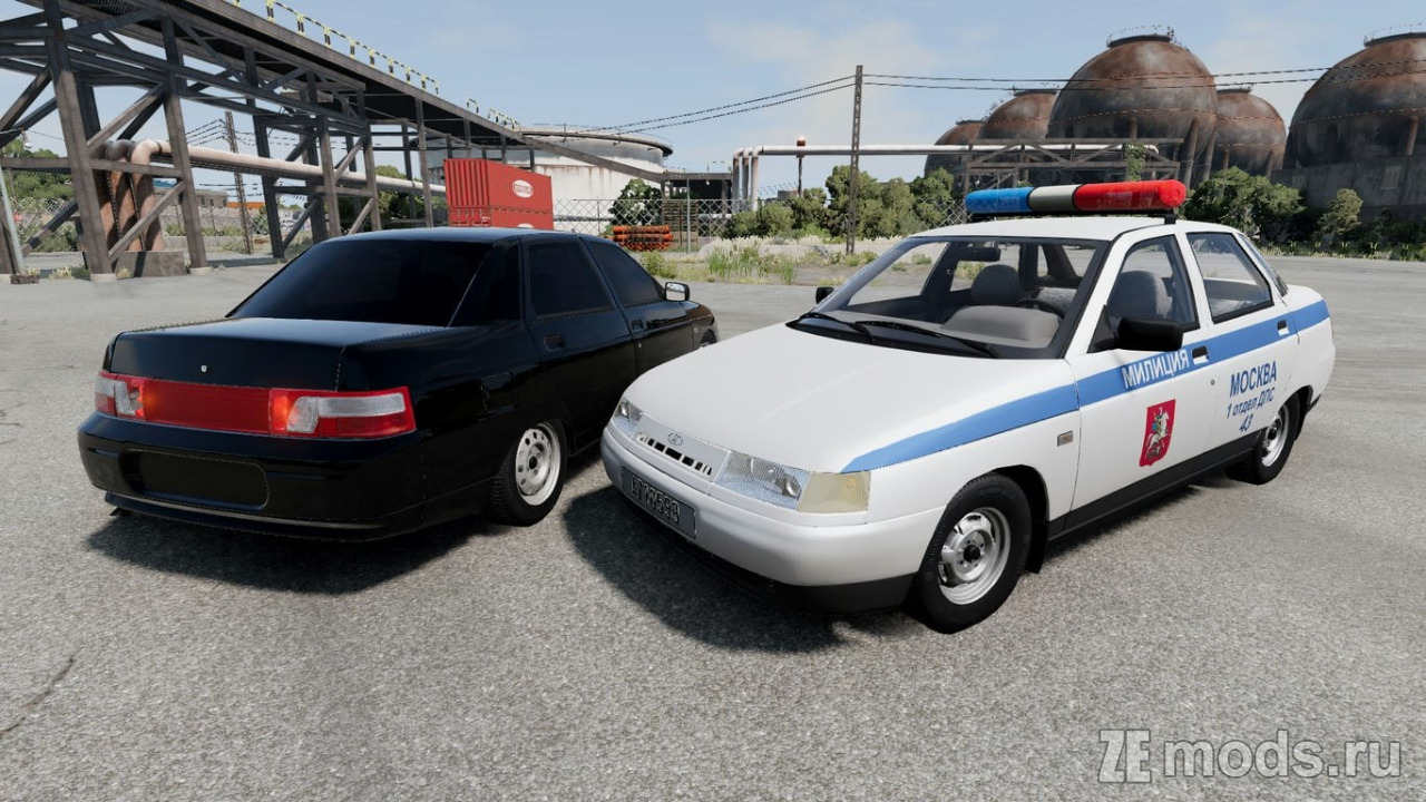 Мод ВАЗ 2110 FIX (1.0) для BeamNG.drive (0.35.x)