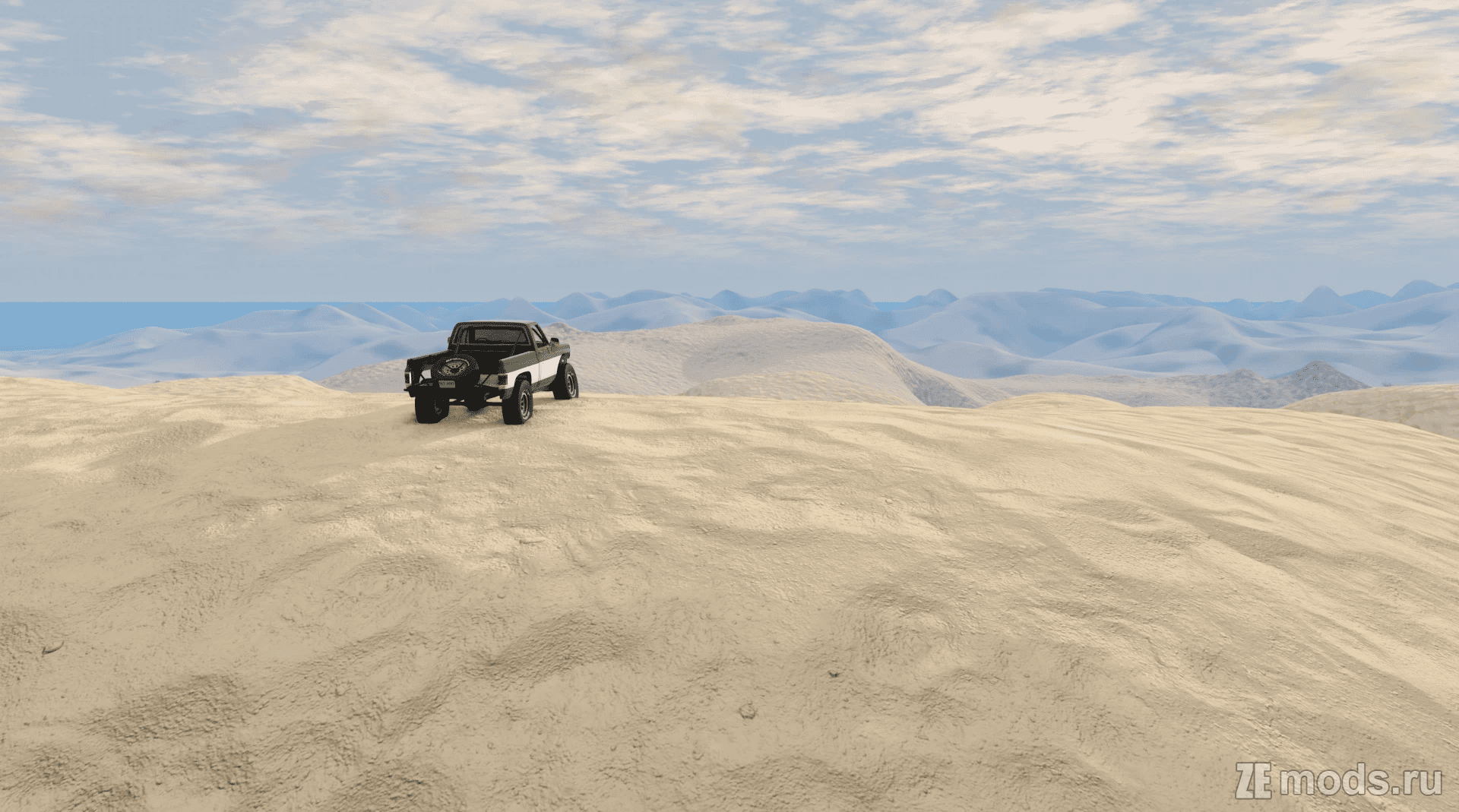 Карта "REKT Ridiculous Sand Dunes" (1.1) для BeamNG.drive (0.35.x)