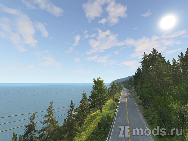 Мод Карта "East Coast Beam Life Rework" (1.0) для BeamNG.drive (0.35.x)