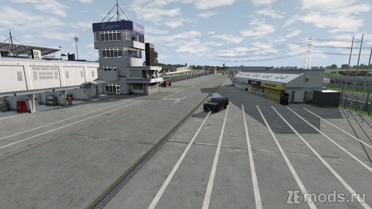 Мод Карта "Tsukuba Circuit" (2.0) для BeamNG.drive (0.35.x)