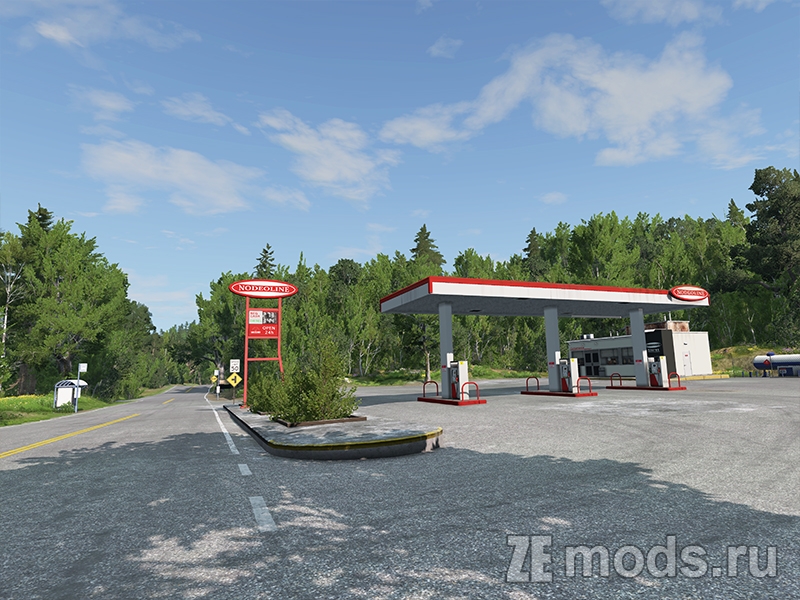 Мод Карта "East Coast Beam Life Rework" (1.0) для BeamNG.drive (0.35.x)
