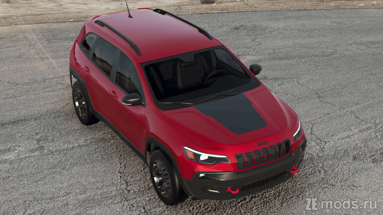 Jeep Cherokee Trailhawk (1.0) для BeamNG.drive (0.35.x)