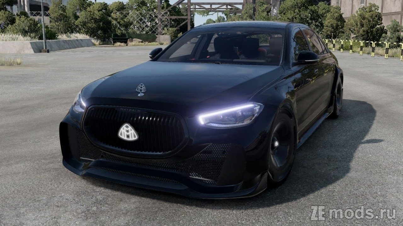 Мод Mercedes S-Class MAYBACH 2022 (1.0) для BeamNG.drive (0.35.x)