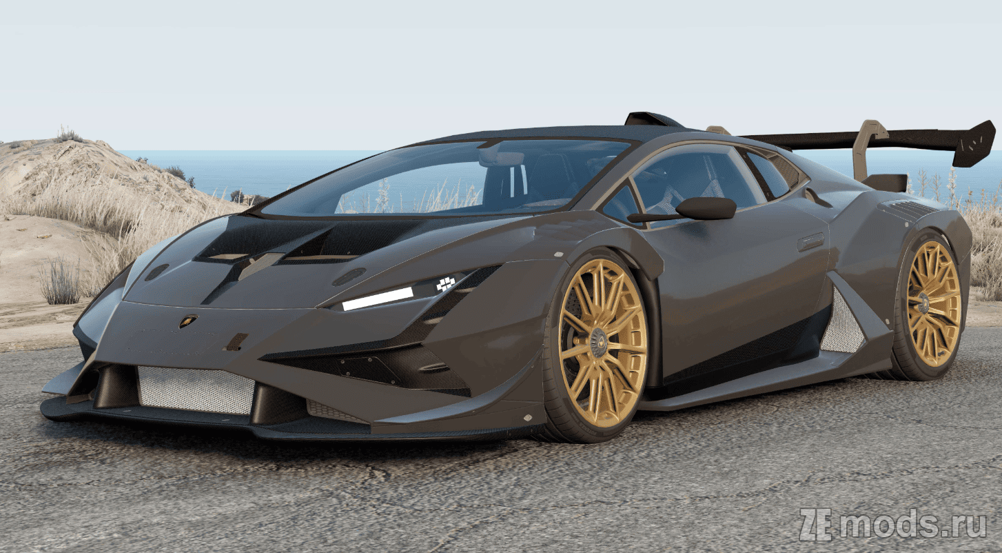 Lamborghini Huracan (STO) (1.0) для BeamNG.drive (0.35.x)