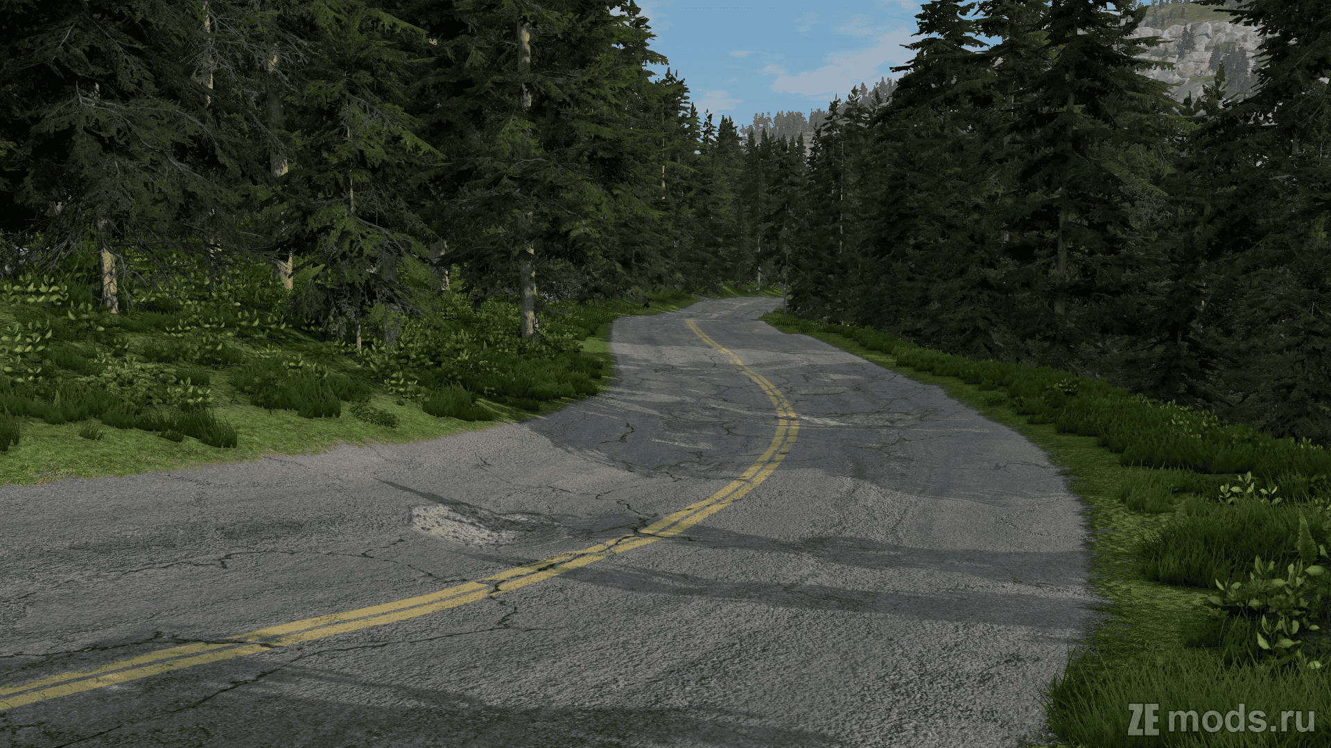Мод Карта &quot;Rocky Mountains&quot; (0.7) для BeamNG.drive (0.35.x)