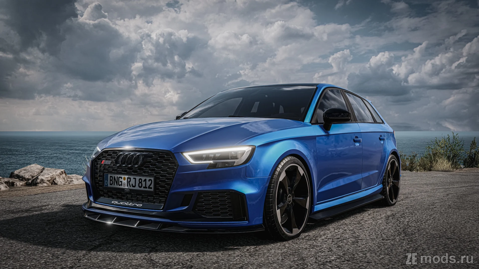Audi S3/RS3 2015-2018 (1.0) для BeamNG.drive (0.35.x)