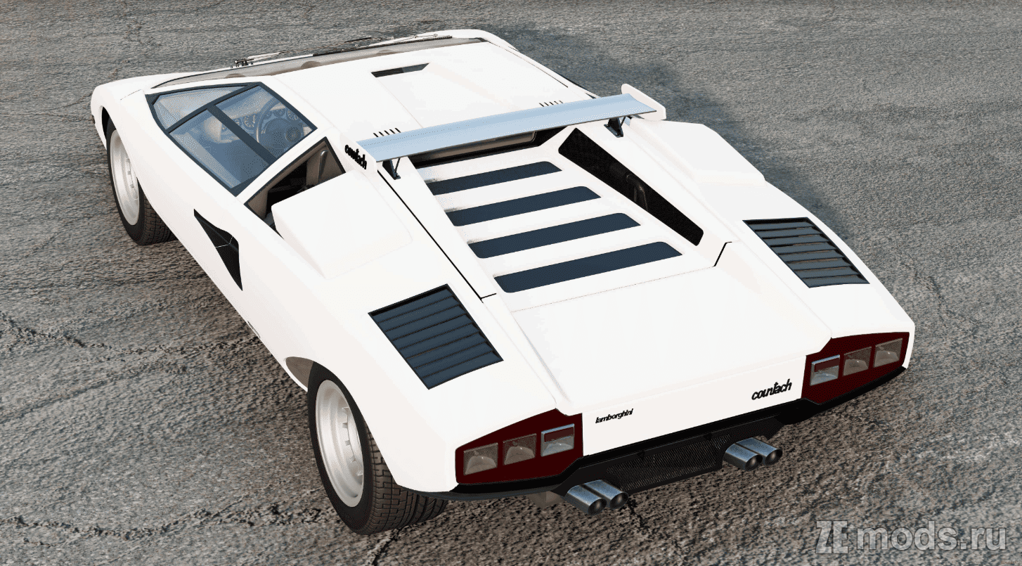 Мод Lamborghini Countach LP400 (1974) (1.0) для BeamNG.drive (0.35.x)