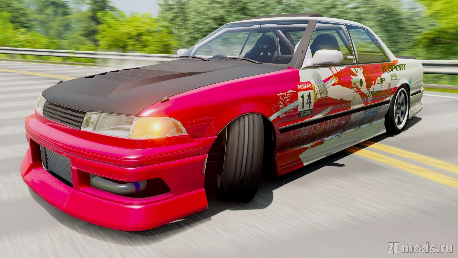 Toyota Mark 2 1981 (1.0) для BeamNG.drive (0.35.x)