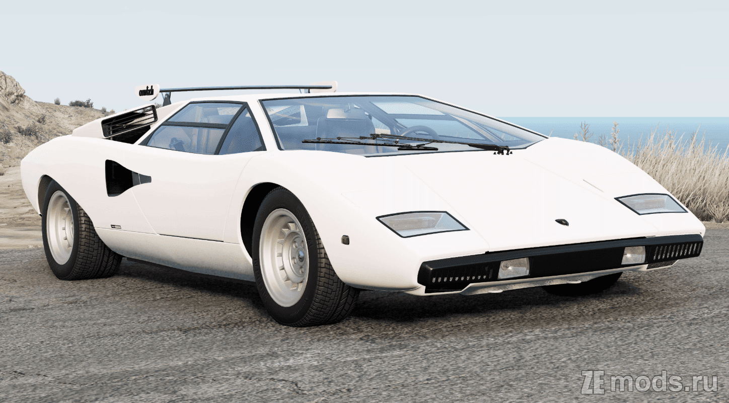 Lamborghini Countach LP400 (1974) (1.0) для BeamNG.drive (0.35.x)