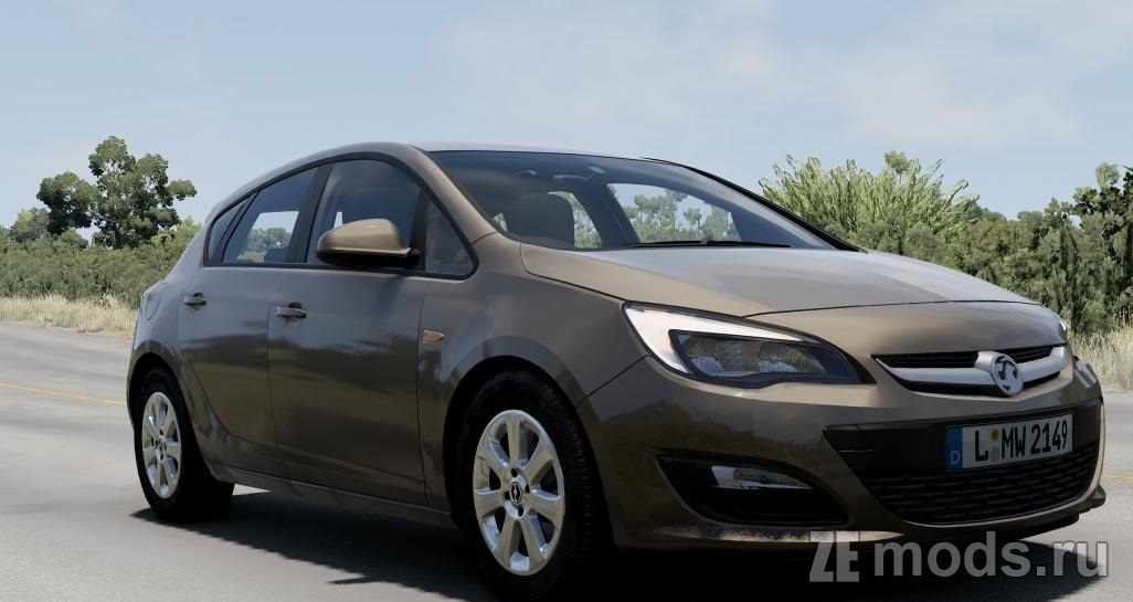 Мод Vauxhall Astra J (1.0) для BeamNG.drive (0.35.x)