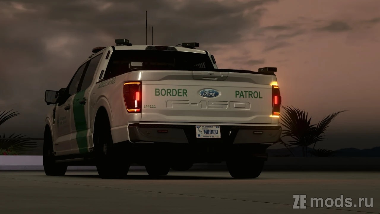 Мод Ford F-150 Police (2.0) для Assetto Corsa