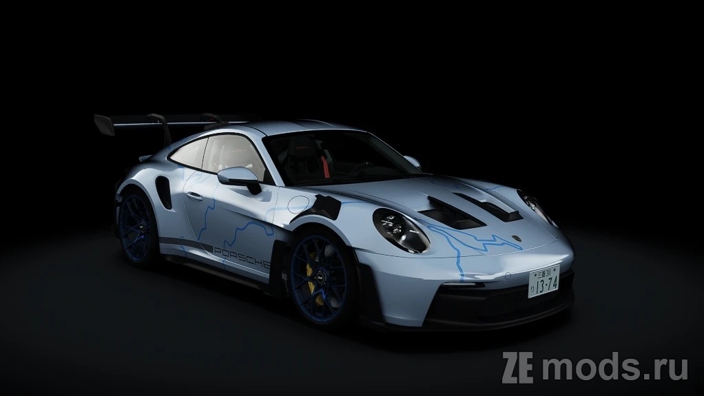 Мод Porsche 911 (992) GT3 RS (1.1.1) для Assetto Corsa