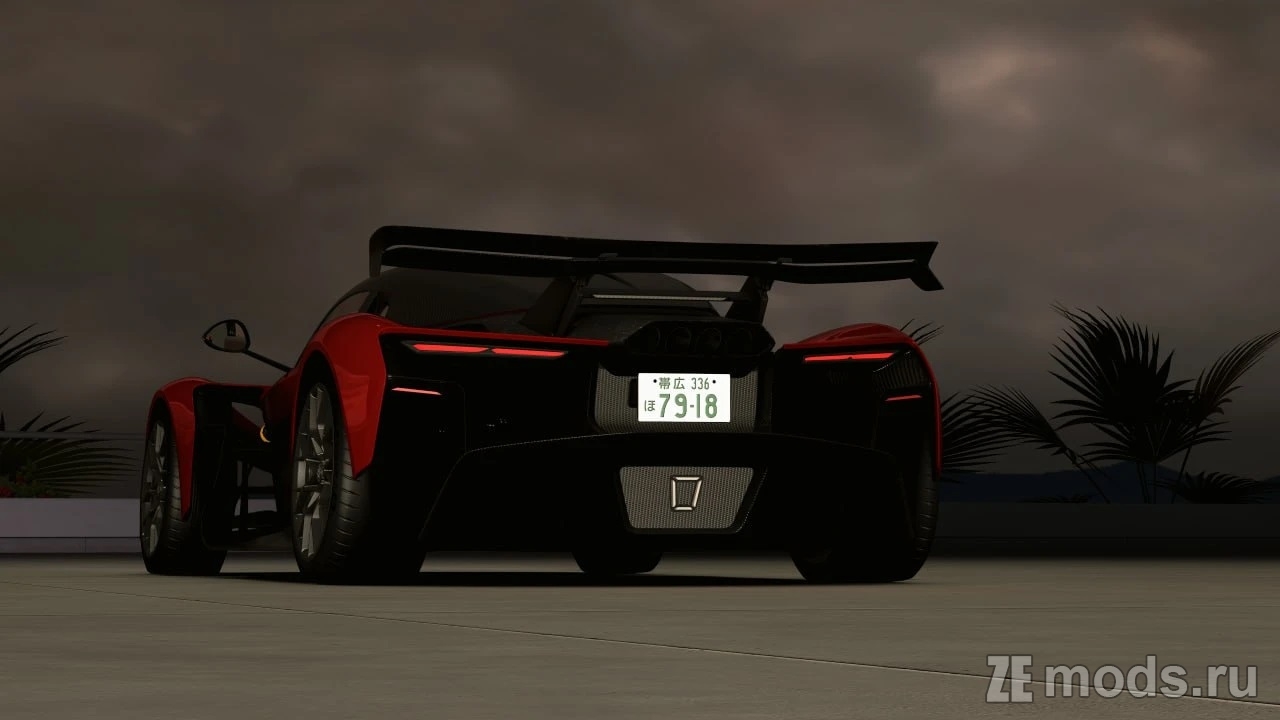 Мод Zenvo Aurora Agil (1.0) для Assetto Corsa