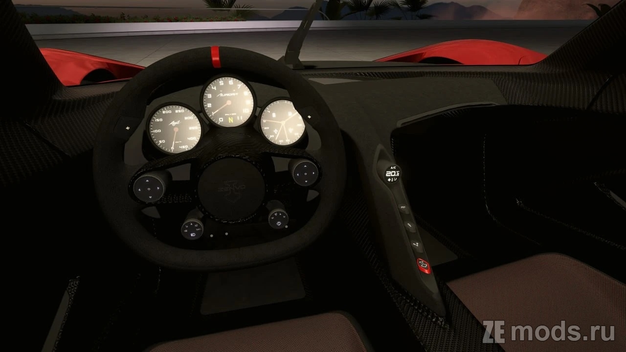 Мод Zenvo Aurora Agil (1.0) для Assetto Corsa