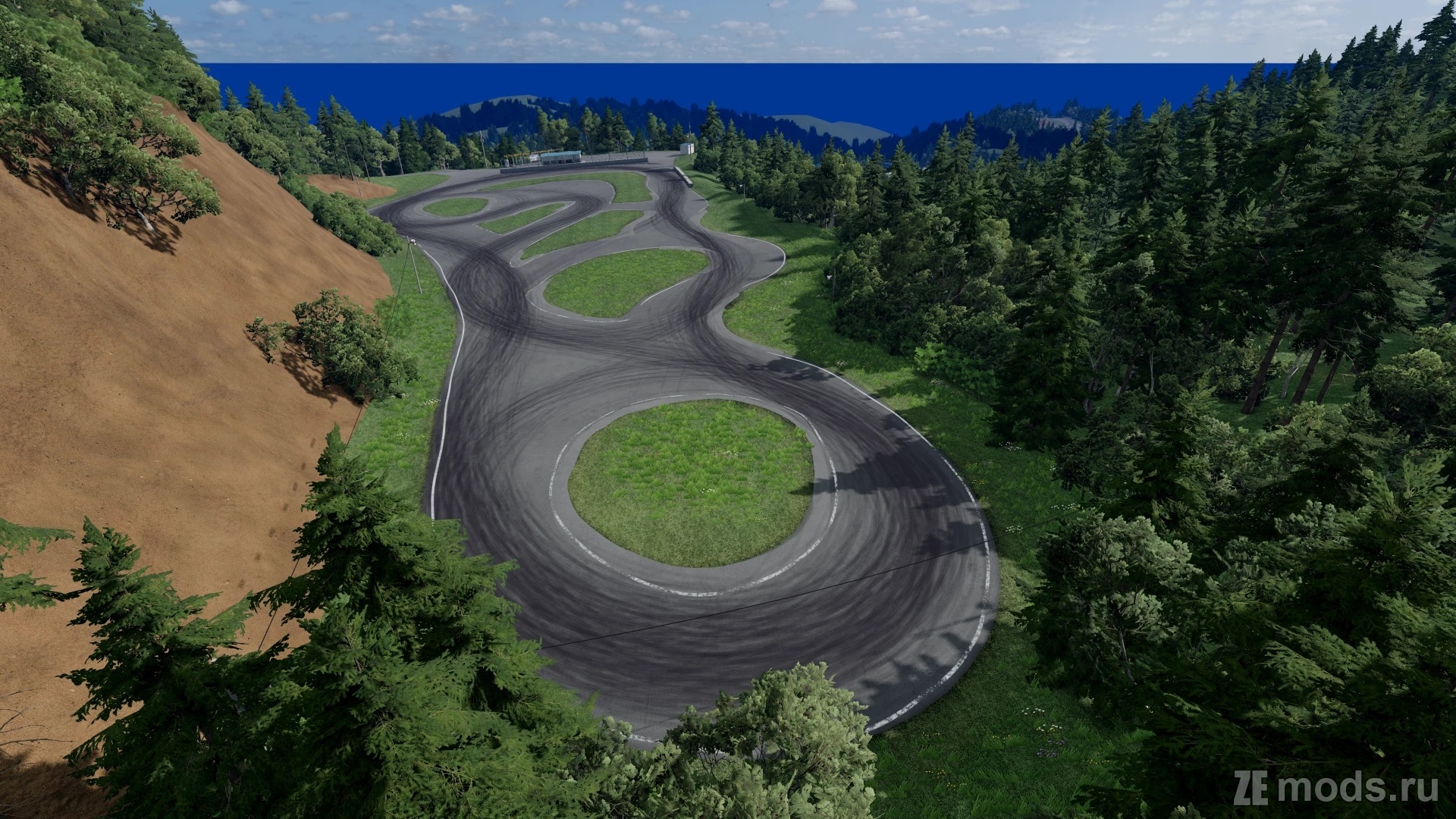 Карта Ebisu Circuit FULL (2.0) для BeamNG.drive