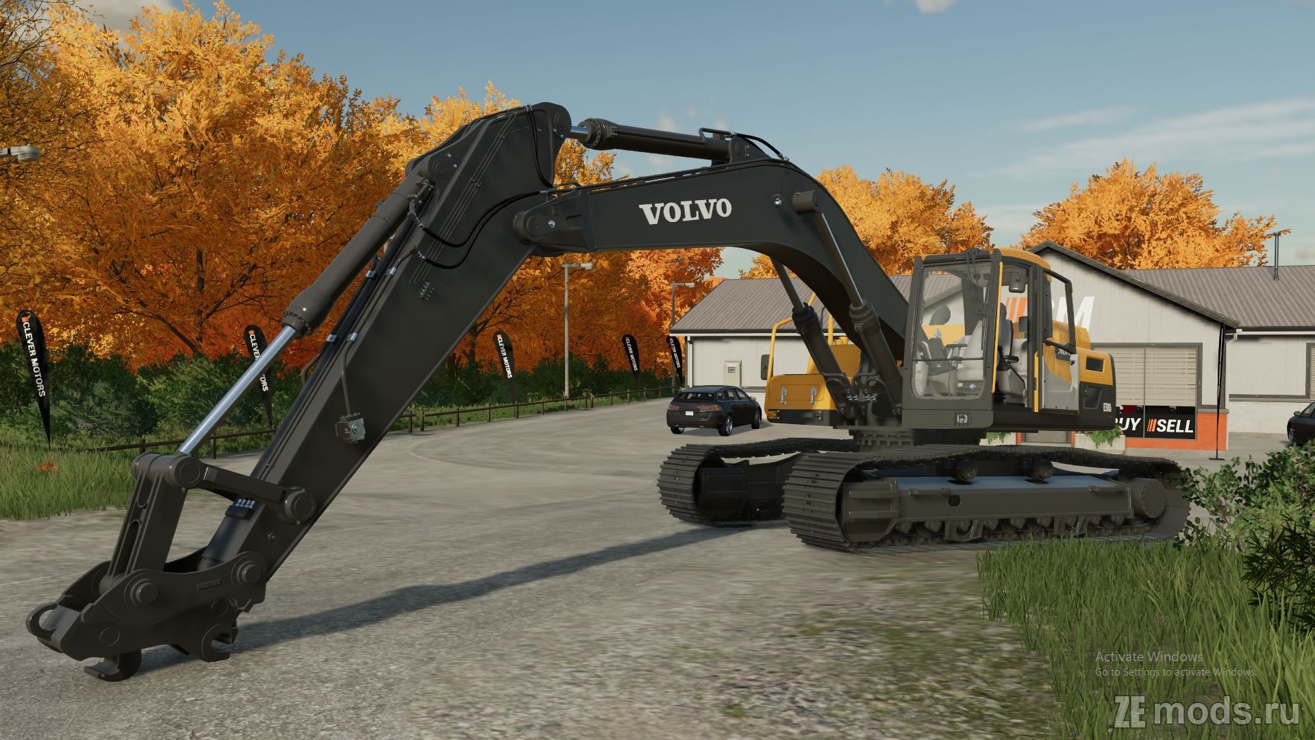 Мод Volvo EC300DL (2.0) для Farming Simulator 22