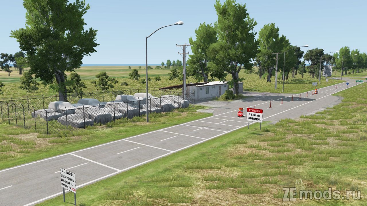 Мод Карта "Rutas Argentinas" (7.1) для BeamNG.drive (0.36.x)