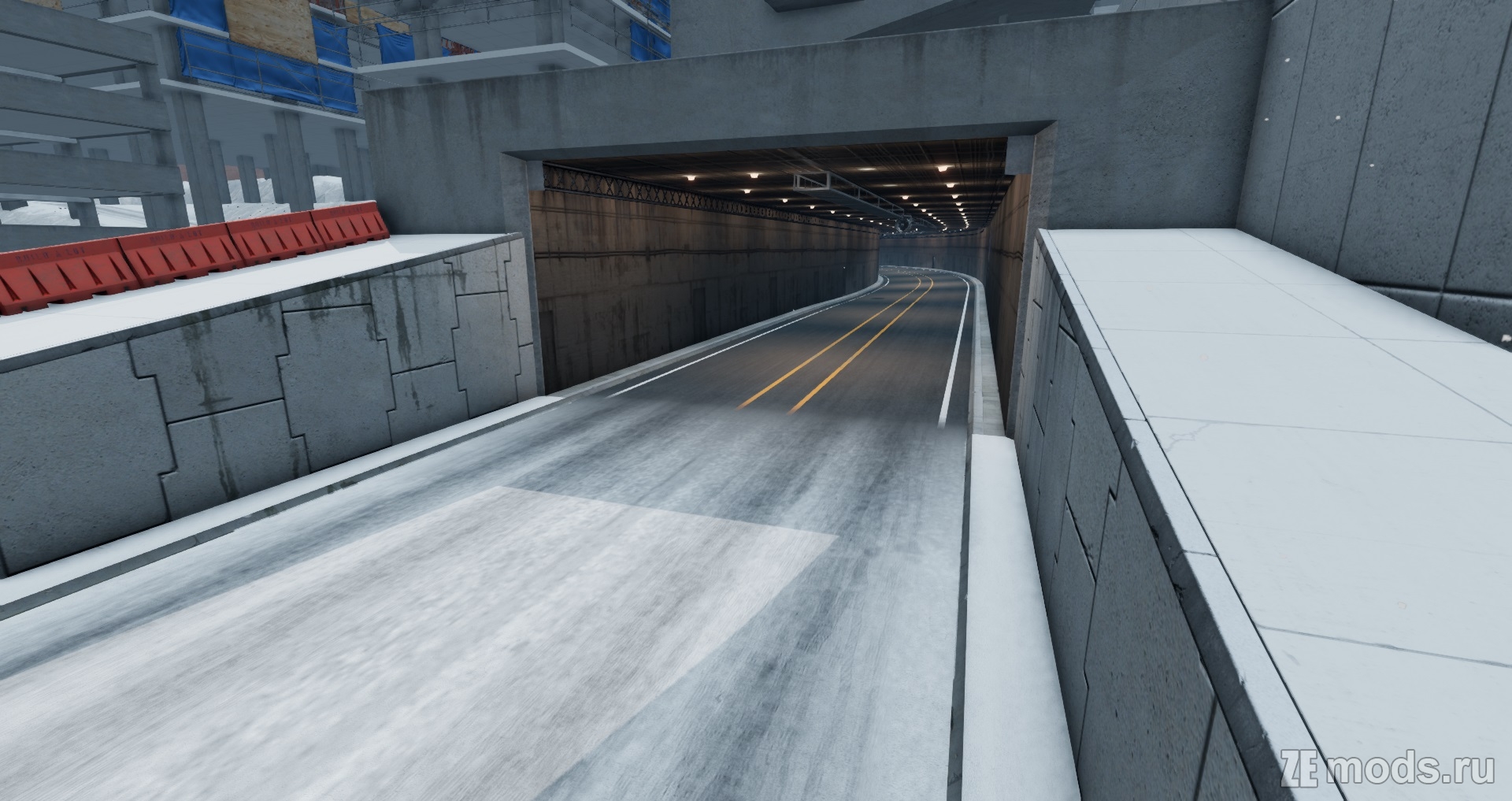 Мод Карта "Winter West Coast, USA" (0.36.1) для BeamNG.drive (0.36.x)&nbsp;