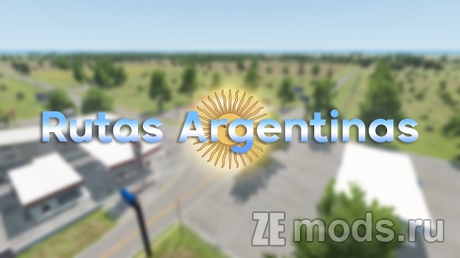 Карта "Rutas Argentinas" (7.1) для BeamNG.drive (0.36.x)