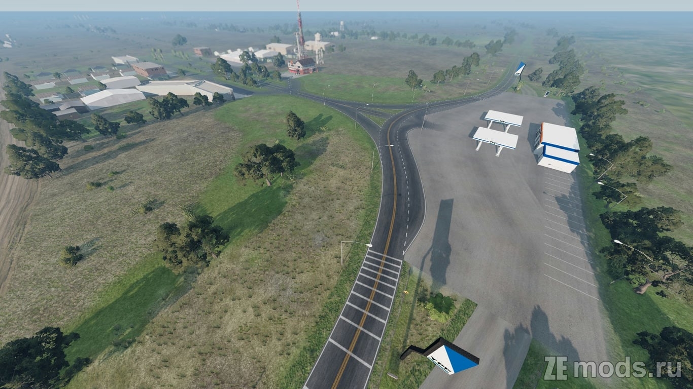 Мод Карта "Argentinean Roads" (3.11) для BeamNG.drive (0.36.x)