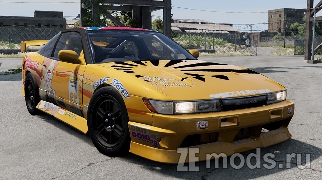 Nissan 180SX CLM Rework (1.0) для BeamNG.drive (0.36.x)
