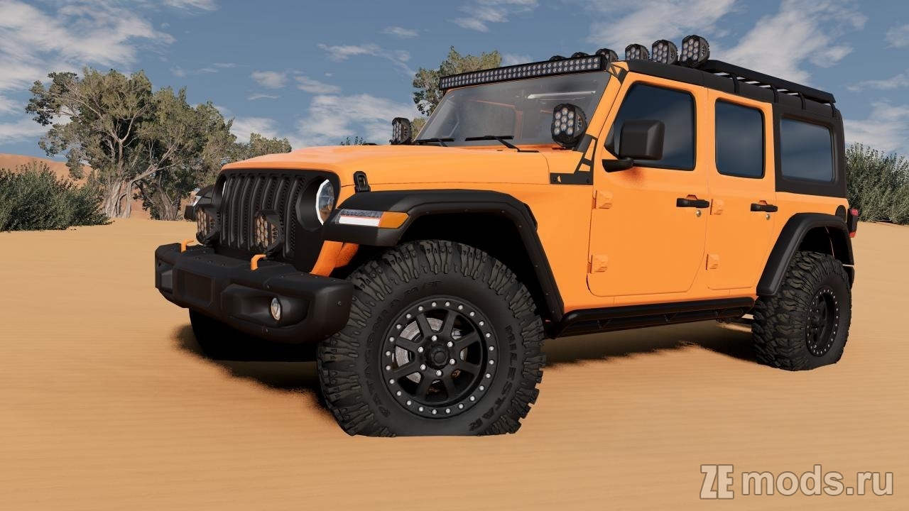Jeep Wrangler (2.0) для BeamNG.drive (0.36.x)