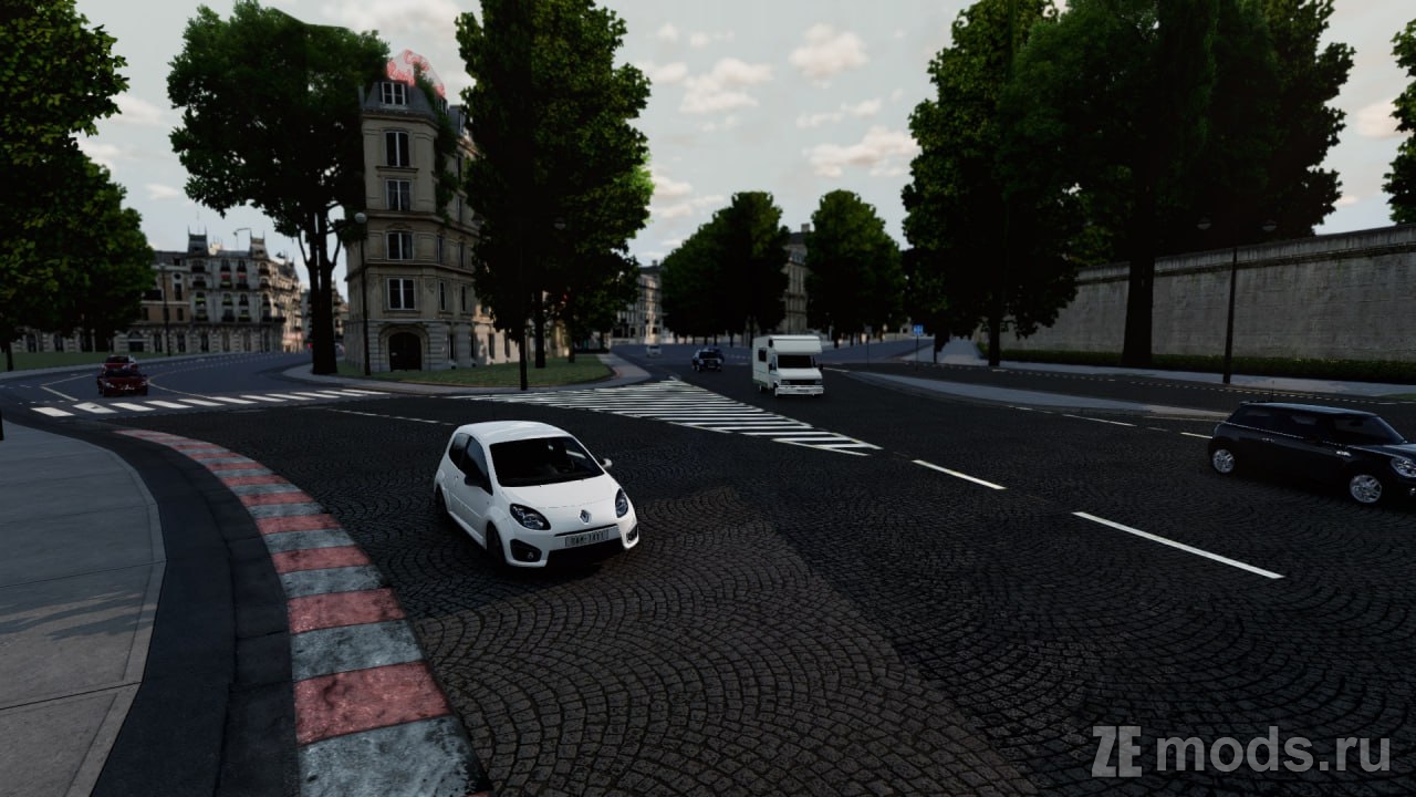 Мод Карта "Downtown Paris-France" (1.0) для BeamNG.drive (0.35.x)