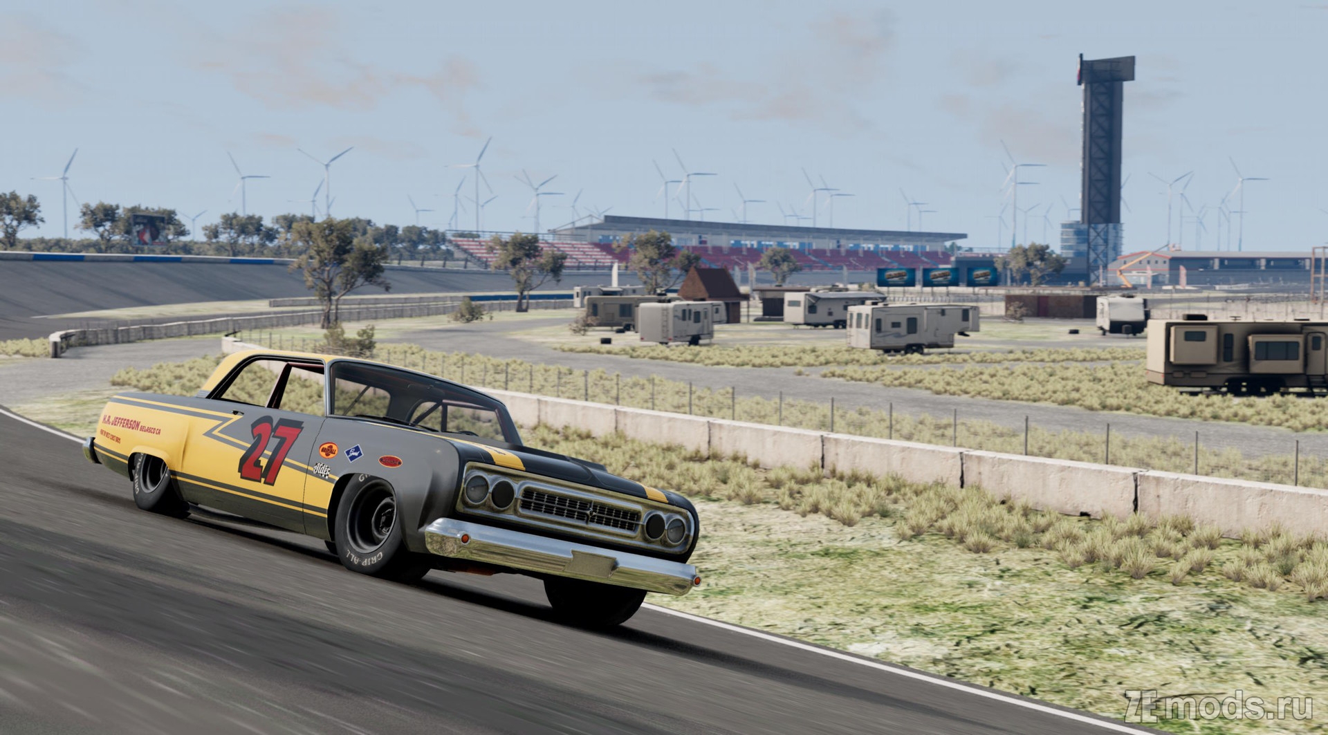 Мод Карта "Lonestar Speedway, USA" (1.3) для BeamNG.drive (0.36.x)