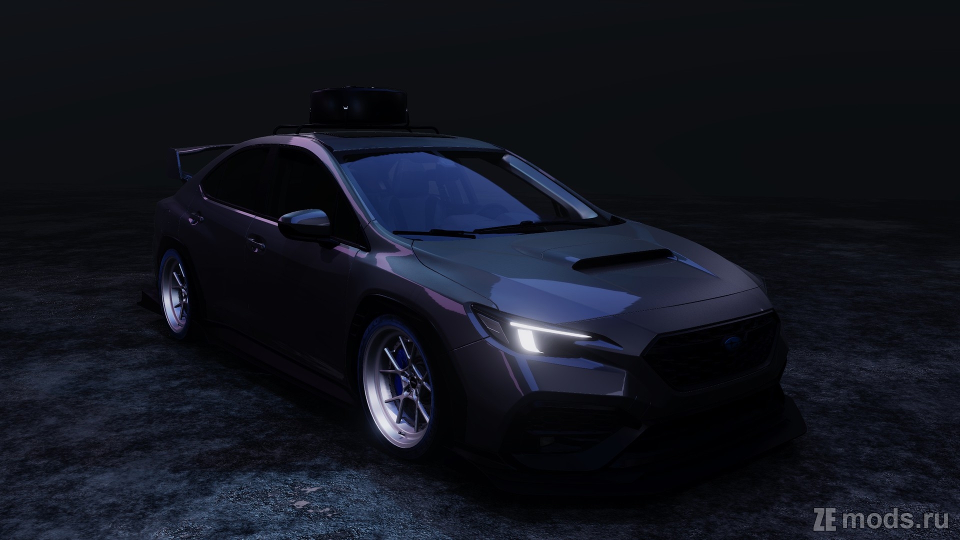 Мод Subaru WRX (Stock+Custom) (1.0) для BeamNG.drive (0.35.x)