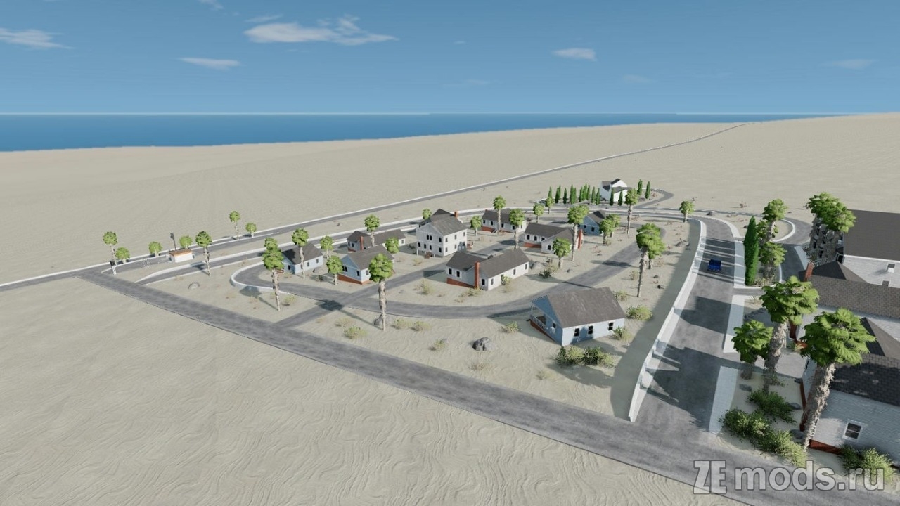 Мод Карта "Lands of Sands" (5.0) для BeamNG.drive (0.36.x)