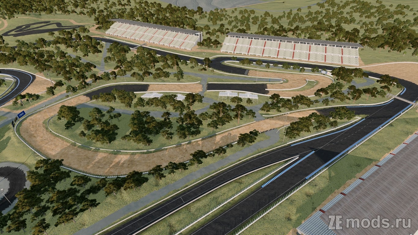 Мод Карта "Sierra Summit Raceway" (1.2) для BeamNG.drive (0.36.x)