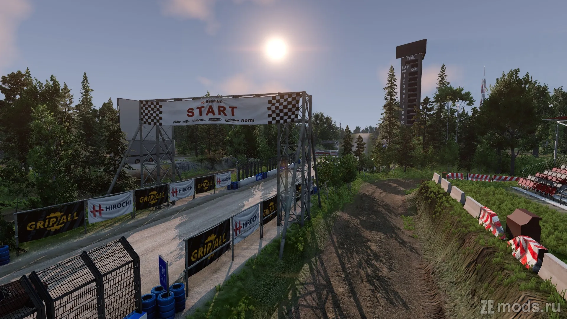 Карта "Foothills Off-Road Park" (3.0) для BeamNG.drive (0.36.x)