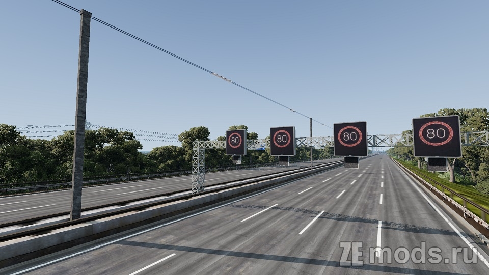 Карта "Hamburg Autobahn Experience" (1.0) для BeamNG.drive (0.35.x)