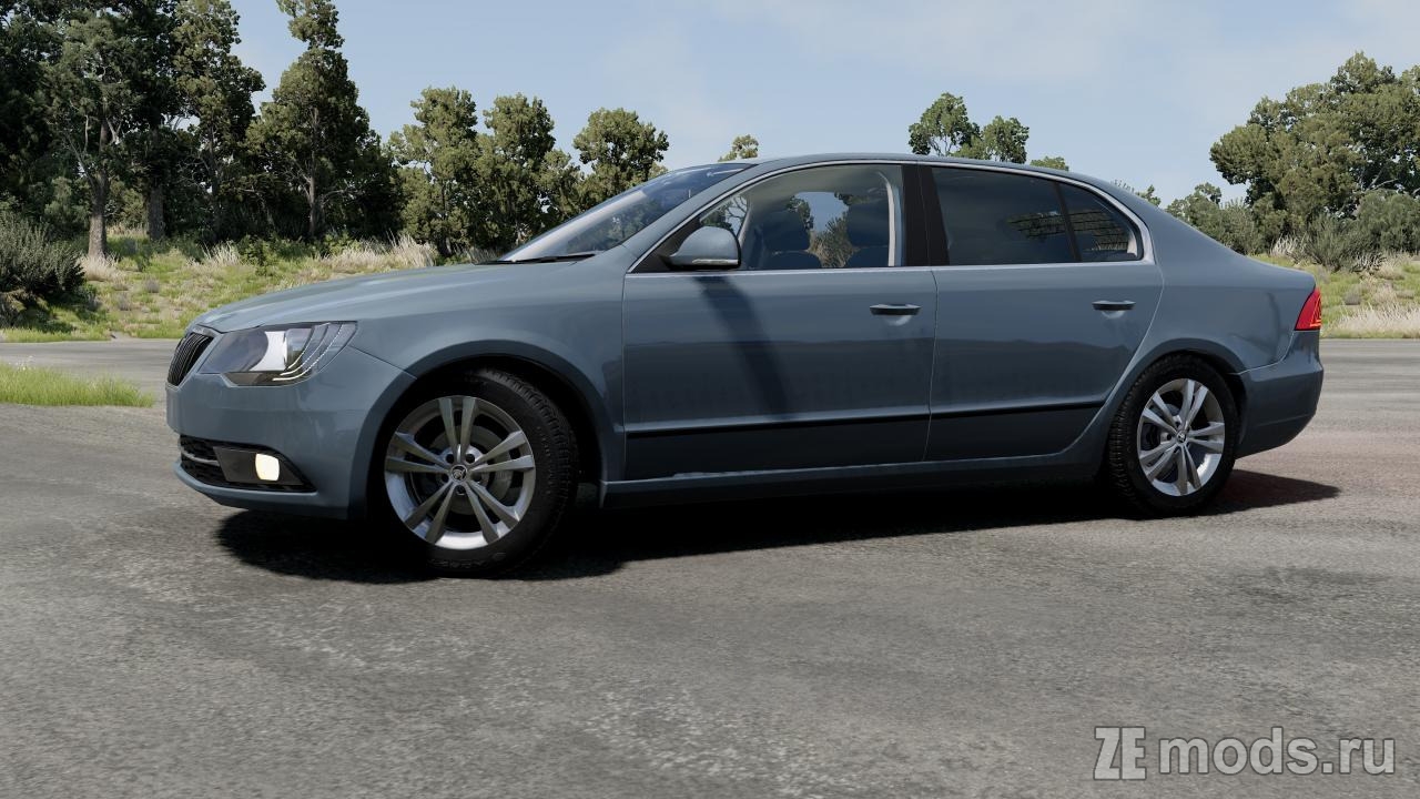 Мод Skoda Superb (3T) 2008-2015 (1.2) для BeamNG.drive (0.36.x)